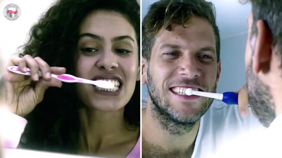 The European Periodontics Association: An advertisement video for television in Spain for the European Association of Dental Medicine. Photographer: Erez Miller / Hair Design and Makeup: Ricky Kamely / Actors: Bar Tahar and Noam Zellner