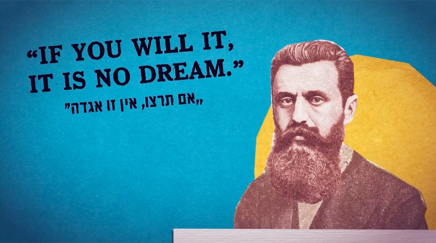 Israel Atlas Award: Benjamin Ze'ev Herzl - the first entrepreneur